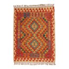 Gyapjú Kilim szőnyeg 92x120 kézi szövésű afgán Kilim