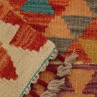 Gyapjú Kilim szőnyeg 92x120 kézi szövésű afgán Kilim