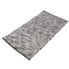Vastag gyapjú szőnyeg Rustic 70x130 szürke szőnyeg