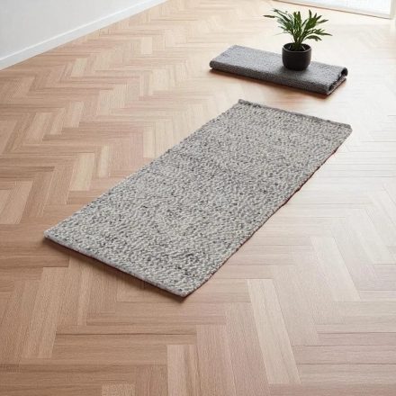 Vastag gyapjú szőnyeg 70x147 szövött modern szőnyeg
