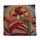Bordó díszpárna 45x45 – Mozaik cicapár