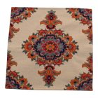 Krém díszpárna 45x45 – Napvirág mandala