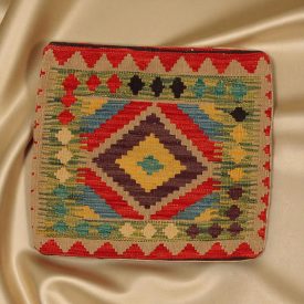 Kézi szövésű Kilim párnahuzat 45x45 afgán díszpárna
