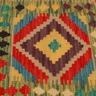 Kézi szövésű Kilim párnahuzat 45x45 afgán díszpárna