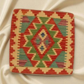 Kézi szövésű párnahuzat 45x45 Kilim díszpárna
