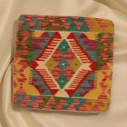 Kézi szövésű párnahuzat 45x45 Kilim díszpárna