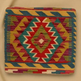 Kilim díszpárna 45x45 kézi szövésű Kelim párnahuzat