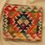 Kilim díszpárna 45x45 kézi szövésű Kelim párnahuzat