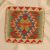 Kilim díszpárna 45x45 kézi szövésű Kelim párnahuzat