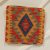 Kilim díszpárna 45x45 kézi szövésű párnahuzat