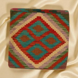 Kilim díszpárna 45x45 kézi szövésű párnahuzat