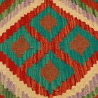 Kilim díszpárna 45x45 kézi szövésű párnahuzat