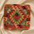 Kilim díszpárna 45x45 kézi szövésű párnahuzat