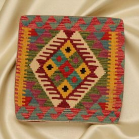 Kilim díszpárna 45x45 kézi szövésű párnahuzat