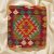 Kilim párna 45x45 kézi készítésű párnahuzat