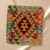 Kilim párna 45x45 kézi készítésű párnahuzat