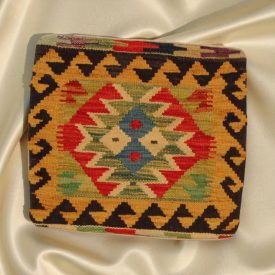 Kilim díszpárna 45x45 kézi szövésű párnahuzat