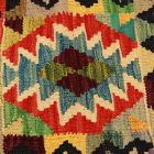 Kilim díszpárna 45x45 kézi szövésű párnahuzat - parna566