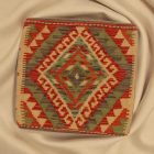 Kilim díszpárna 45x45 kézi szövésű párnahuzat