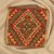 Kilim díszpárna 45x45 kézi szövésű párnahuzat