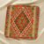 Kilim díszpárna 45x45 kézi szövésű párnahuzat