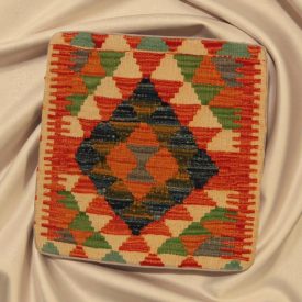 Kilim díszpárna 45x45 kézi szövésű párnahuzat