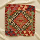 Kilim díszpárna 45x45 kézi szövésű párnahuzat