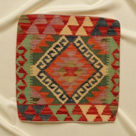 Kilim díszpárna 45x45 kézi szövésű párnahuzat