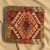 Kilim díszpárna 45x45 kézi szövésű párnahuzat
