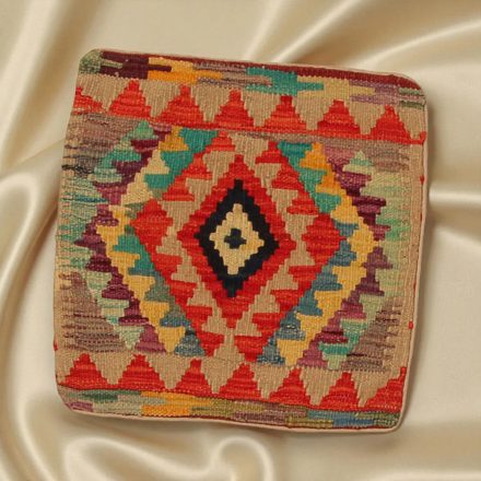 Kilim díszpárna 45x45 kézi szövésű párnahuzat