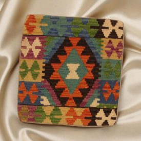 Kilim párna 45x45 kézi szövésű párnahuzat