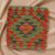 Kilim párna 45x45 kézi szövésű párnahuzat