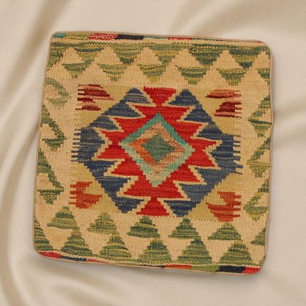 Kilim párna 45x45 kézi szövésű párnahuzat