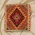 Kilim párnahuzat 45x45 kézi szövésű díszpárna