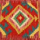 Kilim párnahuzat 45x45 kézi készítésű párna