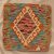 Kilim párnahuzat 45x45 kézi készítésű párna