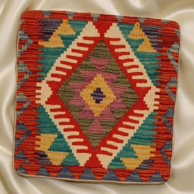 Kilim párnahuzat 45x45 kézi szövésű párna