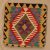 Kilim párnahuzat 45x45 kézi szövésű párna