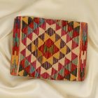 Afgán Kilim párnahuzat 45x45 kézi készítésű párna