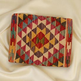 Afgán Kilim párnahuzat 45x45 kézi szövésű párna