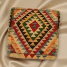 Afgán Kilim párnahuzat 45x45 kézi szövésű párna