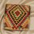 Afgán Kilim párnahuzat 45x45 kézi szövésű párna