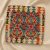 Afgán Kilim párnahuzat 45x45 kézi készítésű párna