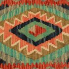 Afgán Kilim párnahuzat 45x45 kézi készítésű párna