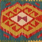 Keleti párna 45x45 kézi készítésű Kilim párnahuzat