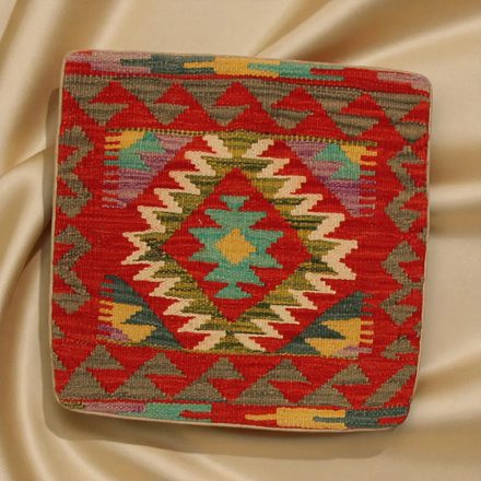 Keleti párna 45x45 kézi készítésű Kilim párnahuzat