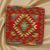 Keleti párna 45x45 kézi készítésű Kilim párnahuzat