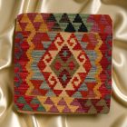 Kézi szövésű díszpárna 45x45 Kilim párnahuzat