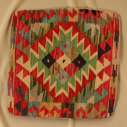 Kézi szövésű díszpárna 45x45 Kilim párnahuzat
