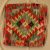 Kézi szövésű díszpárna 45x45 Kilim párnahuzat